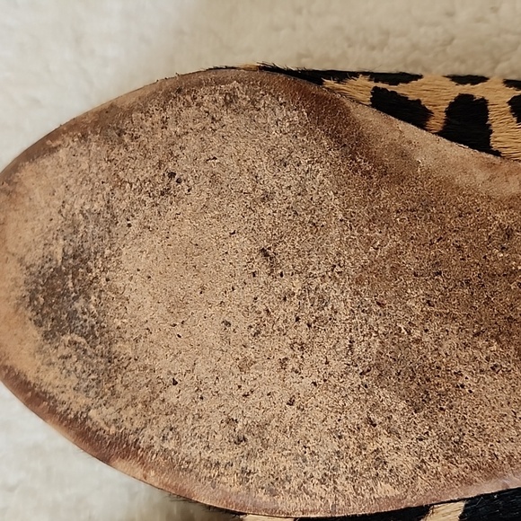 Kate Spade Women's Calf Hair Leopard Print Loafers Size 7 Preowned - Picture 13 of 15